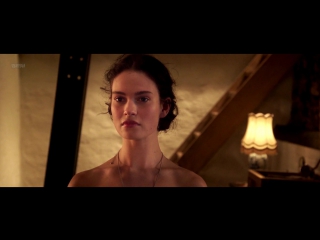 free лили джеймс lily james голая в фильме исключение 2016 hd