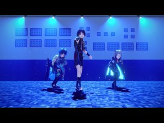 free genshin impact mmd сяо альбедо скарамучча fixed camera 威風堂々 hd