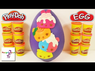 free num noms огромное яйцо плей до с сюрпризами ням нямс пони шопкинс дисней щенята заботливые мишки hd