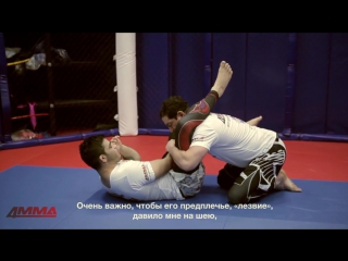 free треугольник без руки соперника удушающий прием от черного пояса по bjj валесио сенна и 4mma hd