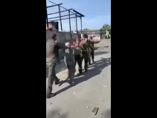 free пленные русские чмони учатся правильно ходить где то на востоке украины hd