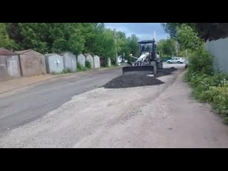free улица большая московская идет ремонт проезжей части дороги hd