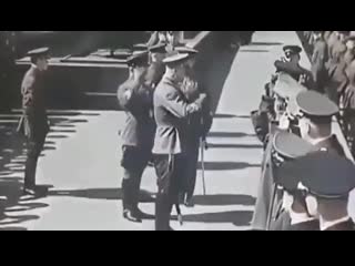 free 1 мая 1941 года друзья и союзники сталина высокопоставленные гитлеровские молодые на параде в москве hd
