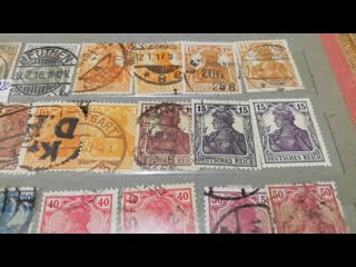 free марки германской империи коллекция марок германия 64 штуки стандартные почтовые марки германии hd