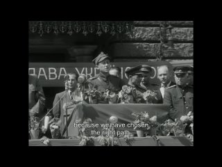 free красная армия в освобожденном от молодые львове июль 1944 года hd