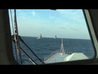 free боевые корабли вмф россии и вмс китая впервые провели совместное патрулирование в тихом океане hd