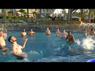 free четвертый день сбора работа с мячом и тренироа в бассейне 19 01 2021 hd