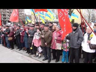 free особое мнение в николаеве согнанные на встречу героев ато бюджетники кричат позор фашисты hd
