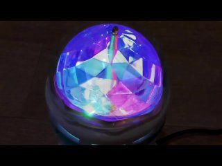 free цветная вращающаяся led лампа делаем праздник дома hd