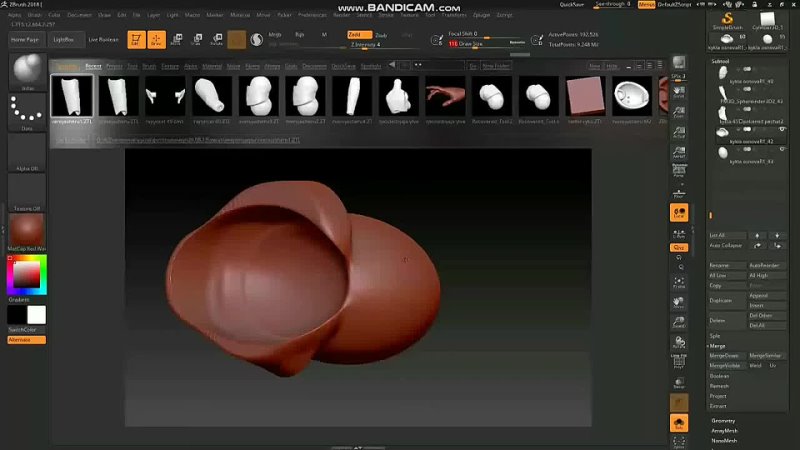 free проектирование прорезей в zbrush при изменениях формы детали в районе прорези hd