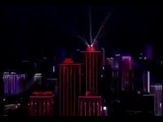free световое шоу в ухане по поводу его открытия после карантина hd