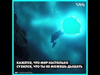 free русалка подо льдом наталья авсеенко плавает в ледяной воде совершенно обнаженная hd