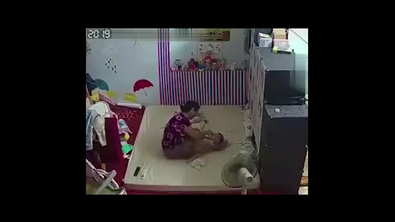free родители установили скрытую камеру чтобы посмотреть как няня обращается с их ребёнком реакция бати после проверки hd