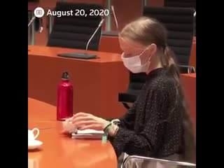 free меркель провела встречу с гретой тунберг и другими экоактивистами в берлине hd