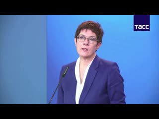 free хайко маас и аннегрет крамп карренбауэр провели пресс конференцию hd