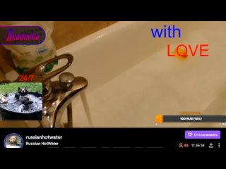 free россиянин демонстрирует европейцам как в его ванной льется горячая вода hd