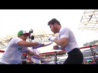free сауль альварес открытая тренироа канело vs ggg 2 hd