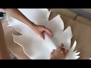 free перо большое из изолона пошаговый мк прямые перья на подстае и изогнутые перья на стену hd