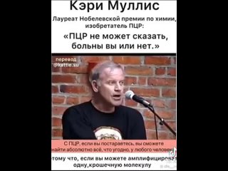 free изобретатель пцр заявил что эти тесты никакого отношения к определению болезни не имеют вообще hd