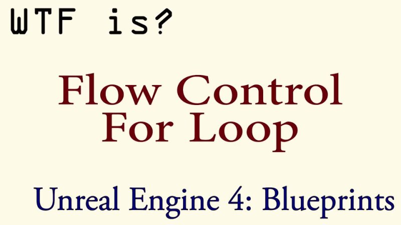 free game logic control flow for loop node hd
