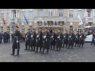 free роты почётного караула литвы и польши в вильне на похоронах повстанцев hd