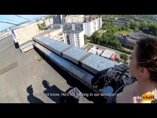 free экстремальный секс на крыше русской порно парочки miha nika69 hd
