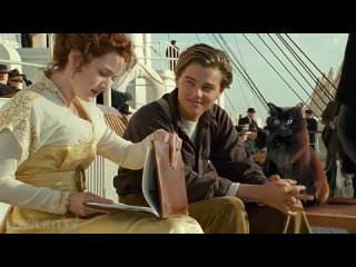 free найдена альтернативная версия культового фильма титаник titanic with a cat hd