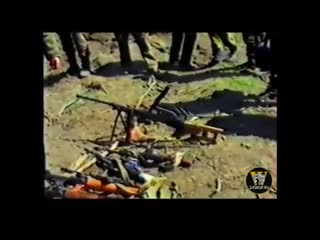 free чечня пленные и труппы чеченских боевиков после захвата их позиций российской армией hd