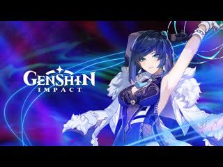 free тень под ночным дождём е лань гидро новый персонаж genshin impact hd