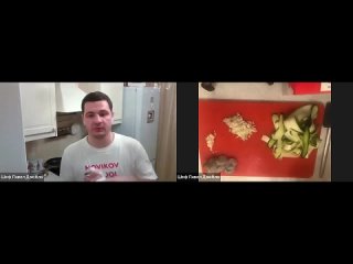 free креветки в чесночном соусе и пастой из цукини и сибас запечённый в соли с легким салатом hd