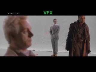 free удаленная сцена благие знамения азирафаэль и демон hd