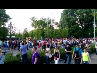 free московский самба фестиваль парад по центральной аллее в парке горького hd