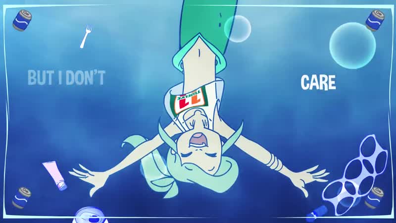 free в океане весело музыкальный клип the little trashmaid мусорная русалочка hd