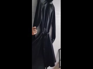 free черное платье воротник стойка 100 натуральный шелк hd