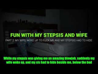 free сексуальные фантазии sex captions моя жена проснулась когда моя сводная сестра сосала мой член и у меня был hd