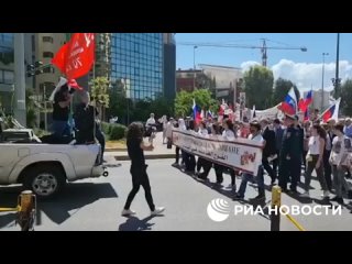 free сотни человек приняли участие в акции бессмертный полк в центре бейрута hd
