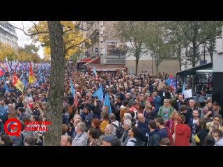 free париж тысячи французов вышли на протесты из за коллапса экономики hd