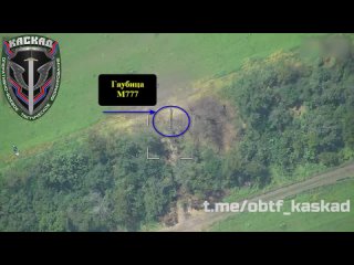 free удар ланцета обтф каскад по 155 мм гаубице m777 в посадке недалеко от села шахтерское hd