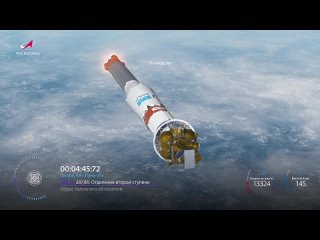 free с космодрома восточный запущена ракета носитель союз 2 1б с первой за почти 50 лет российской лунной станцией луна 25 hd