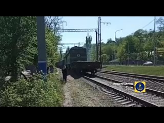 free россия запустила первый поезд по железной дороге которую строят в приазовье как альтернативу керченскому мосту hd