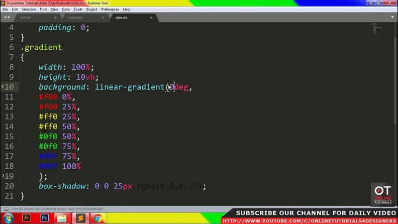 free how to make a hard edge linear gradient background using html5 and css3 css gradients experiment hd