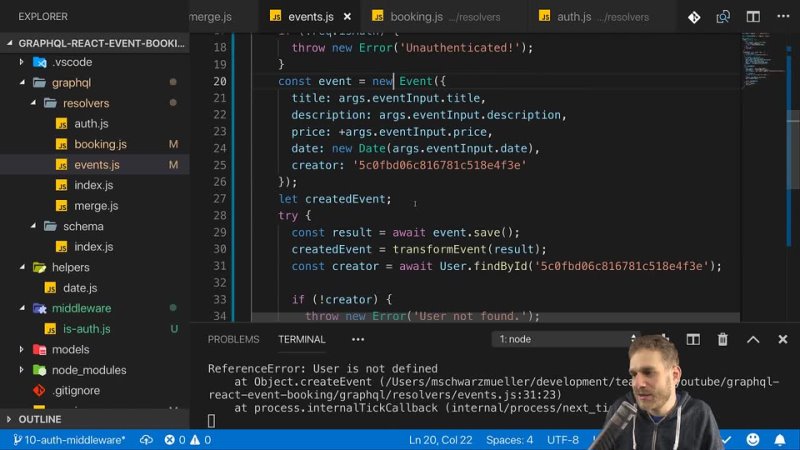 free 10 adding user authentication build a complete app with graphql mongodb and hd