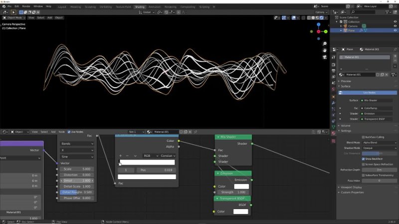 free create a beautiful audio visualizer with eevee in blender blender tutorial hd