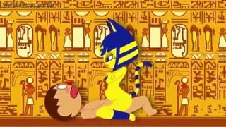 free египетская кошка ankha ankha zone анкха egyptiain cat хентай hentai секс sex hd