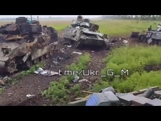 free хваленая натовская техника которая была поставлена киевскому режиму отлично горит на кадрах уничтоженная группа m2 hd