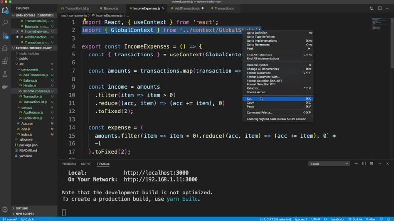free build an expense tracker react hooks context api hd