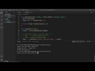 free go golang tutorial 18 user input hd
