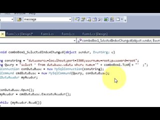 free c tutorial 11database values in textbox if select combobox hd
