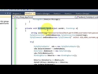 free c tutorial 13show database values in table or datagridview hd