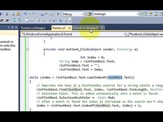 free c tutorial 26 search and highlight text in textbox or richtextbox in c hd